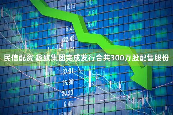 民信配资 趣致集团完成发行合共300万股配售股份